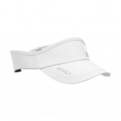 2XU Run Visor - White